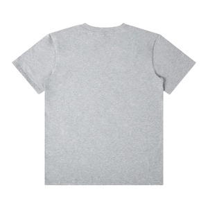 T-shirt uni à manches courtes pour homme, col ras du cou, coupe classique, décontracté, personnalisable avec motif imprimé, 100 % coton - Product Image 2