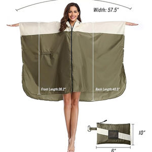 Impermeable para Niñas, de Nailon, Resistente a la Intemperie, para Exteriores, con Protección contra la Lluvia - Product Image 6