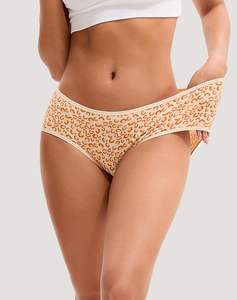 Pure Balance ODM Everyday <b>Womens</b> Hipster Underwear <b>Panties</b> Breathable Eco-Friendly Quick Dry Soft Fabric Flexible Stable Waist - Product Image 4