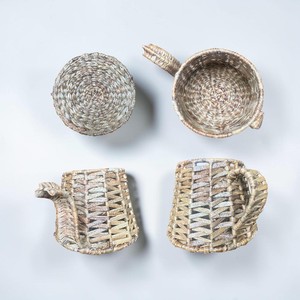 Panier à plantes en rotin naturel 100% coton tissé à la main, écologique, rustique, pour plantes d'intérieur, panier décoratif de jardin - Product Image 6