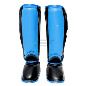Nouvelle conception de protège-tibias/protège-pieds pour le MMA et le kick-boxing, au meilleur prix, durables et personnalisables - Product Image 1
