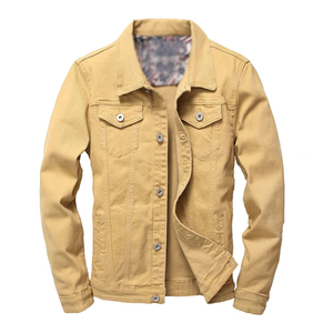 Wholesale New Fashionable Men Spring High Street <b>Plus</b> <b>Size</b> 100% Cotton Denim <b>Jacket</b> Zipper Closure Reversible <b>Waterproof</b> Quick - Product Image 6