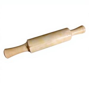 Rouleau à pâtisserie en bois rouleau à pâte à biscuits fleur rouleau à pâtisserie en bois sculpté et manche fait main et couleur bois naturel - Product Image 1