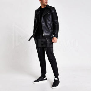 Chaqueta Acolchada de Cuero Genuino para Hombre, Estilo Urbano, Ecológica, Venta al por Mayor en EE. UU., Proveedor Directo de Fábrica OEM - Product Image 3