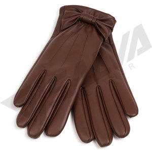 Gants en cuir pour hommes à écran tactile professionnels - SALVA LEATHER Doublure en soie Utilisation hivernale Style élégant Coupe ajustée Prix - Product Image 4
