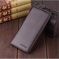Dompet Pendek Pria Kulit PU, Penutup Terbuka, Tahan Air, Tipis, Sederhana, Tempat Koin, Tempat Kartu, Motif Garis, Bahan Poliester, Promo