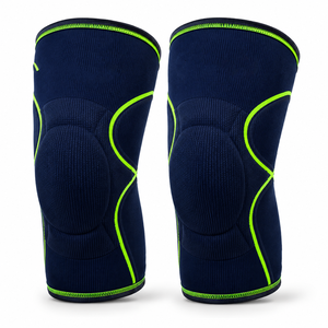 Genouillères de protection élastiques personnalisées violettes rembourrées pour le volleyball, le basketball, le football, avec protection anti-collision en éponge - Product Image 5