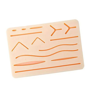 Almohadilla Grande de Silicona con 14 Heridas Precortadas para Práctica de Sutura, Kit para Estudiantes de Medicina, Instrumentos Quirúrgicos Ortopédicos, Hospitales ORL - Product Image 3