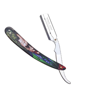 Navaja de Afeitar Profesional de Acero Inoxidable 100%, Navaja Recta para Barbería con Recubrimiento Joker, Herramienta de Afeitado de Precisión Premium - Product Image 1
