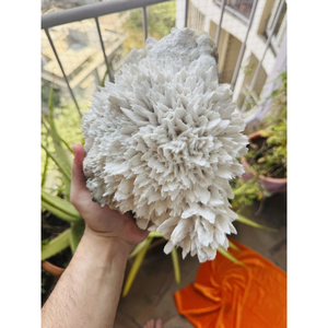 Natural White Scolecite <b>Crystal</b> <b>Cluster</b> Mineral Specimen for Interior Decor and Bulk Supply - Product Image 1