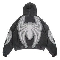 Sweat à capuche unisexe personnalisé 100 % coton épais, coupe oversize, vierge, pour hommes et femmes, streetwear, OEM ODM, vente en gros