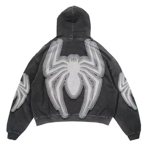 Sweat à capuche unisexe personnalisé 100 % coton épais, coupe oversize, vierge, pour hommes et femmes, streetwear, OEM ODM, vente en gros - Product Image 6
