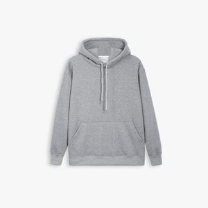 TST-9064.1 Sweat à capuche unisexe surdimensionné à manches longues en tissu polaire polyester/coton écologique, doux et lisse, pour l'hiver, l'automne et l'été - Product Image 1