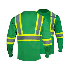 <b>Long</b> <b>Sleeve</b> High Visibility Workwear Breathable Fabric Reflective Detail Comfortable Fit For Worksite Crews Safety Shirt - Product Image 6