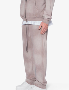 Top Quality 400 GSM Fleece Acid Washed Baggy Sweatpants For <b>Men</b> Casual Loose Fit Wide Leg <b>Flared</b> Streetwear <b>Trousers</b> for <b>Mens</b> - Product Image 3