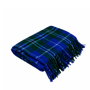 Modern Indian Jacquard Wool Blanket Warm Soft Tartan Design for Travel Home Hotel Wholesale - Product Image 4
