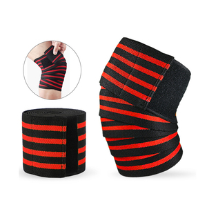 New Design <b>Knee</b> Wraps Compression <b>Elastic</b> <b>Support</b> Gym Fitness <b>Knee</b> Wraps For Training - Product Image 5