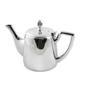High Quality Metal Tea <b>Pot</b> Premium Tea Serving Kettle for Restaurants Resorts and Office Pantry - Product Image 3