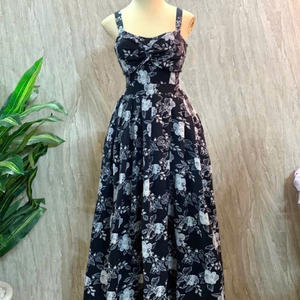 Elegante Vestido Maxi de Seda de Manga Corta para Mujer, Color Sólido, Ideal para Otoño, Combinación Perfecta de Elegancia, Comodidad, Casual y Formal - Product Image 6