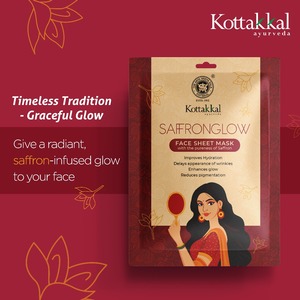 Mascarilla Facial Safronglow con Fórmula Herbal para Todo Tipo de Piel, Producto para el Cuidado de la Piel Femenina - Product Image 2