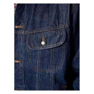 Men's Classic Fit <b>Denim</b> <b>Jacket</b> Button Front Long Sleeve Cotton Blend Casual Outerwear for Daily Wear All Season Comfort - Product Image 6