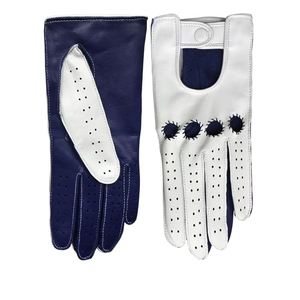Work Driving <b>Gloves</b> Made from Durable Grain Leather for <b>Long</b> Use Work Driving <b>Gloves</b> Designed for Outdoor Drivers and Mechanics - Product Image 2
