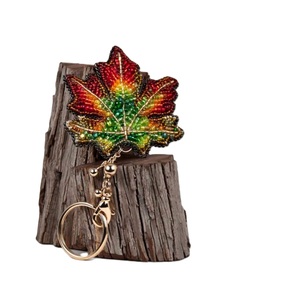 MULTI CRAFT Classic Handmade Seed Beads Christmas <b>Keychain</b> Decorative Eco-Friendly Embroidery Strap Customizable Bag Charm Gift - Product Image 1