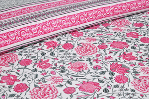 Sábana Plana de Algodón Estampada de Calidad Clásica, 200 Hilos, Transpirable, con Diseño Floral, Lavable, para Adultos, para Hogar y Hotel - Product Image 4