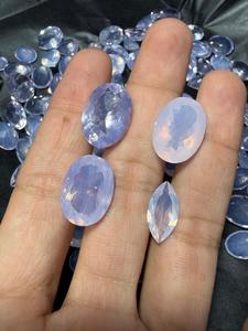 Natural Lavender Quartz Gemstones for Jewelry Making-Oval Cut with Color Play Fire Effect Loose Stones - Product Image 4