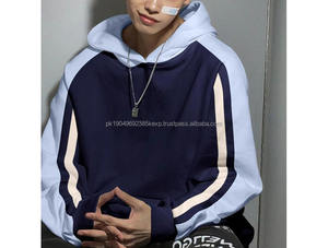 Sudadera con Capucha Unisex con Bolsillo, Logotipo Personalizado en Relieve, Estampado, Felpa Francesa, Bloques de Color, Hombros Descubiertos - Product Image 6