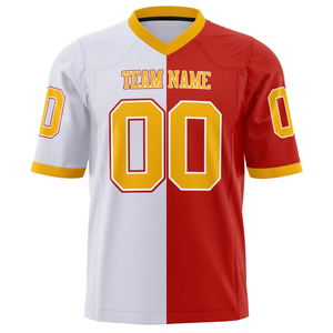 Nouveau design unique, prix abordable, maillot de football américain, très vendu, respirant, anti-humidité, UPF 50, 100% polyester, unisexe - Product Image 4