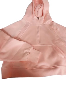 2025 Custom Designed Women's XS Quarter <b>Zip</b> <b>up</b> Pullover Hoodie <b>Cropped</b> Gym Sportswear Tracksuit for Winter - Product Image 5