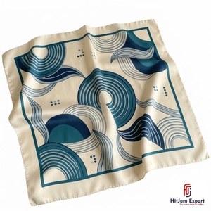 Écharpe bandana imprimée, service d'étiquetage blanc, haute qualité, légère, fabricant textile OEM ODM, tissu personnalisé Bali - Product Image 2