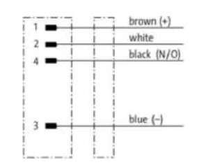 Câble M12 femelle coudé, code A, 5 broches, PVC non blindé, 4x0.34, 1 mètre, noir - Product Image 5