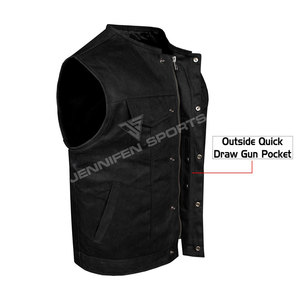 Chaleco de Motociclista de Lona 100% Algodón de Alta Calidad para Motociclistas que Buscan una Opción Duradera, Elegante y Cómoda para el Uso Diario en Moto - Product Image 3