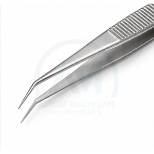 Al Mida Healthcare Dental Class I Surgical Tweezers Stainless Steel Gold Tip CE Certified ISO13485 Certified Lifetime Warranty - Product Image 4