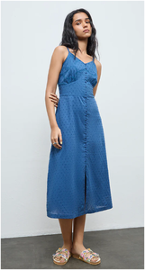 Bombay Paisley Cotton A-Line Dress - Product Image 2