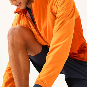 Custom Breathable Half-Zip Windbreaker <b>Jacket</b> Long Sleeve Sportswear Outdoor Activity Unisex Running OEM Service <b>Jacket</b> For Man - Product Image 2