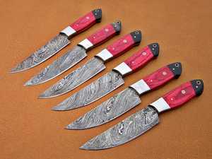 Multi Purpose Kitchen Chef <b>Knife</b> <b>Set</b> with <b>Sharp</b> Damascus Steel Blades Comfortable Non Slip Handles for Daily Use Chef <b>Knife</b> <b>Set</b> - Product Image 4