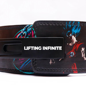Best Quality Anime Leather Weightlifting <b>Belt</b> Gym Squats Powerlifting <b>Belts</b> Deadlifting Training Back Support Lever Buckle <b>Belt</b> - Product Image 5