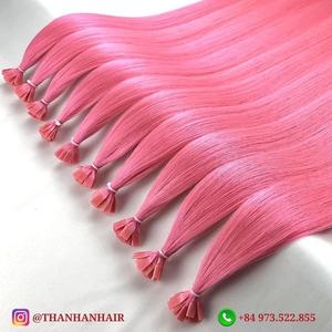 MEILLEURS CHOIX PRODUITS DE VENTE 100% Extensions de cheveux humains vierges de haute qualité bruts beaucoup de couleurs Super Double Drawn Flat Tip Hair - Product Image 4