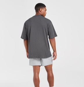 กางเกงขาสั้นทรงโอเวอร์ไซส์ ผ้าแคนวาสผสมสแปนเด็กซ์/โพลีเอสเตอร์ สวมใส่สบาย ระบายอากาศได้ดี เอวยางยืด - Product Image 2