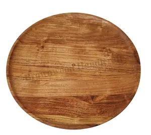 Số lượng lớn Nhà cung cấp của cao cấp chất lượng handmade Keo Gỗ Platter gỗ tròn phục vụ tấm tại nhà máy giá cho người bán hàng trực tuyến