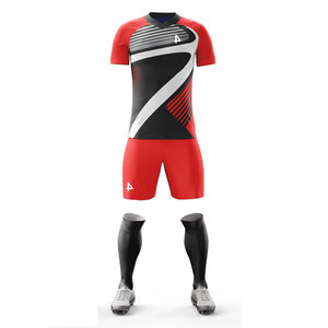 Tenue de football en polyester/nylon hautement extensible, vêtements d'entraînement, kit sportif, toutes saisons, été, uniforme de football pour adultes, ensembles pour jeunes - Product Image 5