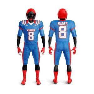 Ensemble de maillots de football vibrants en tissu respirant, anti-humidité, tenue de sport athlétique, kit de match personnalisé avec nom d'équipe, performance optimale - Product Image 1