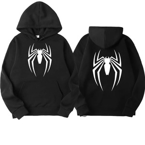 Sweat-shirts surdimensionnés pour hommes avec logo personnalisé, en polaire respirant polyester/coton, avec poche à impression numérique réfléchissante pour la saison hivernale - Product Image 6