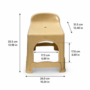 OSIS/ +OSIS TIKTOK Modern Plastic <b>Stool</b> for Living Room-Eco-Friendly Semi Virgin Design Non-Inflatable Made in Gujarat - Product Image 4