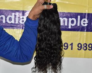 Venta al por mayor 100% Virgen Remy Temple Extensiones de cabello humano Ondulado profundo Sedoso Proveedor Paquetes Onda natural Cabello indio crudo - Product Image 4