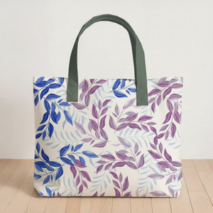 Bolsa de Mano de Algodón Natural, Bolsa de Compras Reutilizable con Asas Largas, Bolsa Ecológica Ligera y Lavable - Product Image 3