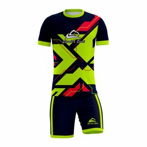 Uniformes de Fútbol Personalizados Ligeros con Estampado de Manga Corta para Equipos Masculinos - Calidad Premium - Product Image 2